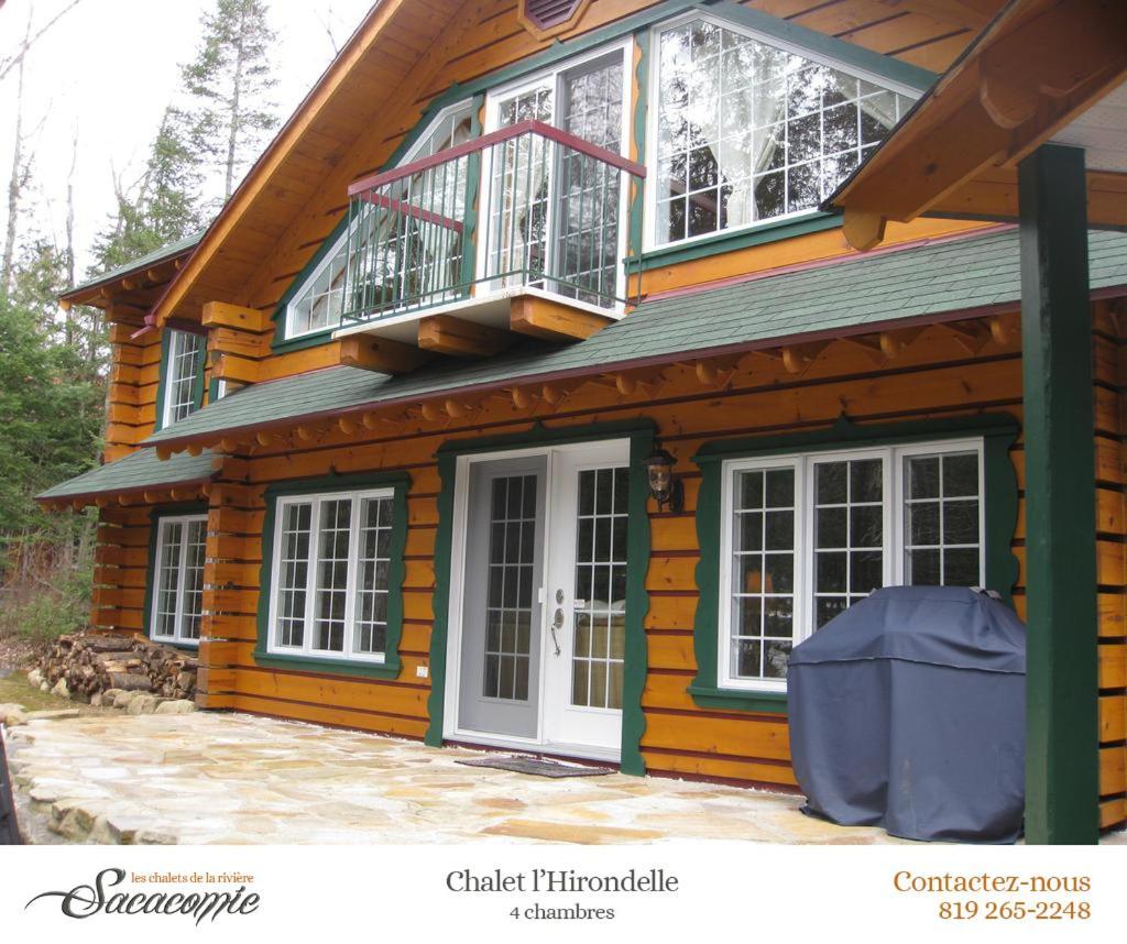 Chalets De La Riviere Sacacomie Villa Saint-Alexis-des-Monts Exterior photo